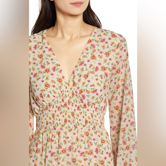 LOST + WANDER Love in Bloom Long Sleeve Floral Maxi Dresss - Picture 3 of 14